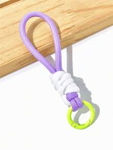 1pc Colorful Keychain Lanyards, Keyring, Phone Accessories, Short Leash Clips, Cellphone Case Keychain Gift Souvenir Car Accessories Bag Charm School Cute Goth Y2k - Color - View 31