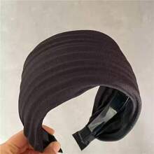 Diadema ancha de tela versátil con pliegues, nuevo estilo coreano de uso diario, accesorio elegante para fotos, diadema, aro para el cabello