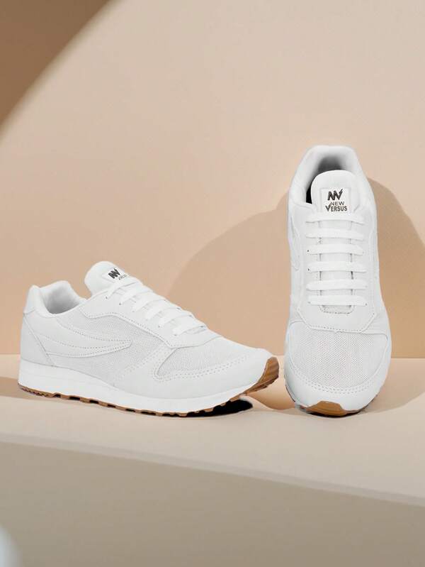 Tenis Unissex NVZ Casual Leve Confortavel Branco Todo Estiloso Calce bem Corrida Caminhada 10