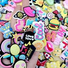 30/50/100/200pcs Non-Repeating Shoe Charms Assorted Cute Designs For Shoe, DIY Accessories For Men Women, Shoe Decorations Gift Set, Random Mix Shoe Clips (Multipack)