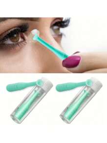 Hard Contact Lens Remover And Insertion Tool Kit - Easy RGP Post Lens Remover With Silicone Removal Clip For Soft And Hard Contact Lenses, Great For Outdoor And Office Daily Use Postman Essential, Suitable For Men And Women Business Trip, Travel, Du Home, Suitable For College Students Freshman, Sophomore, And Junior Years Classes, Shopping,Makeup,Cheap,Room Decor,Vanity,Travel,Bedroom,Makeup Accessories