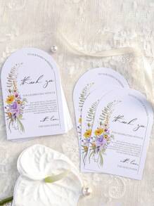 Floral Wedding Dinner Events, Seating Card Table Decorations, Thank You Card Arch Designs, Greenery Thank You Card Placements, Chic And Elegant Weddings, Table Centerpieces And Decorations, Thank You Card Placements, Table Setting Cards, Wedding Memorabilia, Receptions, Dinners, Events, And Celebrations Table Setting Cards