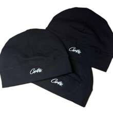 CORTEIZ Crtz Beanie Hat Embroidered London Streetwear - màu đen - Xem 5