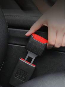 2Pcs Car Seat Belt Extender - ABS And Alloy Thickened Tongue Design, Plug And Play Easy Installation, Reduces Restraint And Improves Comfort, Suitable For Most Vehicles, Stainless Steel Non-Slip Buckle With 2Mm Thick Lock Tongue Meets International Standards, Does Not Affect Original Car Function, Practical, Provides Extra Length, Universal Anti-Strangle Tension Adjuster