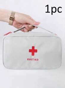 1pc Medical Bag First Aid Kit Travel Portable Large Capacity Medicine Sorting Bag Storage Bag Waterproof And Moisture-Proof Easy To Carry For Home Outdoor Travel Portable Medical Bag Storage Bag Travel Essentials For Daily Use Travel Vacation Back To School Travel Accessories Summer
