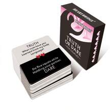 1PC Couple Bedroom Fun Card Games, Tabletop Games, Sex Games, Sex Toys, Exciting Truth To Heart Adventure Challenges, Romantic Valentine's Day And Christmas Gifts For Partners, Perfect For A Perfect Date Night | 50Cards|