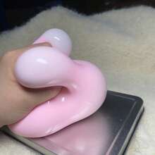 Squeeze & Relax Toy "Squishy Daifuku", Made Of Thermoplastic Rubber (TPR) Material, Stress Relief Squeezy Toy, Compressible Spherical Shaped Squeezy Toy - 彩色 - 查看 9