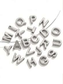 1pc American-European Style Stainless Steel Collarbone Chain Personalized Initial Name Letter Pendants Necklace For Women