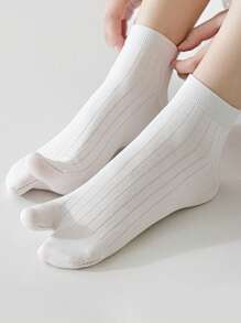 1/3 pares de sandalias deportivas y casuales con división de dos dedos, tipo japonés tabi, chanclas con calcetines elásticos de talla libre para hombre/mujer/niña, otoño