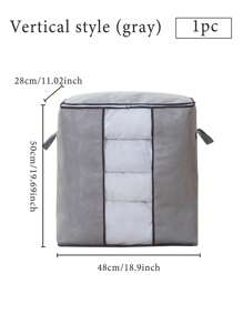 1Pc Large Capacity Storage Bag,Non-Woven Quilt Storage Bag, Quilt Travel Moving Storage Packing Bag, Clothes Luggage Storage Bag, For Seasonal Storage And Organization Decorations Spring And Summer Decoration, Holiday Decoration, Room Decoration, Home Decoration, Bedroom Decoration, Mother's Day Gifts, Father's Day Gifts