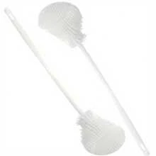 长柄清洁刷 - 适用于窄容器、水瓶和玻璃器皿的软橡胶工具 - 深层去除污垢，适用于厨房和宠物用品，玻璃器皿清洁剂 | 人体工程学设计 | 柔软刷毛