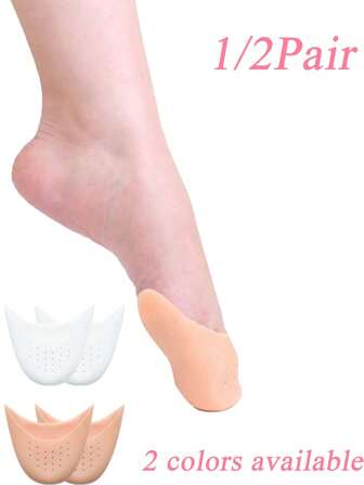 4/3/2/1Pair Silicone Gel Pointe Ballet Dance Shoe Toe Pads,Ballet Toe Pads For Pointe Shoes, Ballet Dance Shoe Toe Protector Accessories Foot Covers For Women Dancers High Heels ,Ballet Pointe Shoe Toe Pads,Soft Anti-Friction Toe Protector Pads For High Heels