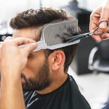 3 Stücke/Set gebogene Silikon Haarsträhnen Kragen Rasur Vorlage, gebogenes Haarband, Haarschnitt Verlaufsvorlage für Friseure, Friseurwerkzeuge