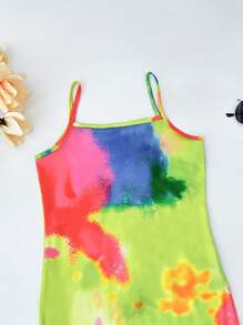 Seven Princess Jeune fille SLAYR Robe de style décontracté tie-dye pour préadolescente, style de rue pour préadolescente