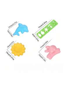 1 Piece Rabbit Dolphin Rice Mold 4-Piece Set, Bento Rice Ball Sushi Mold, Kitchen Mold Set - Multicolor - View 9