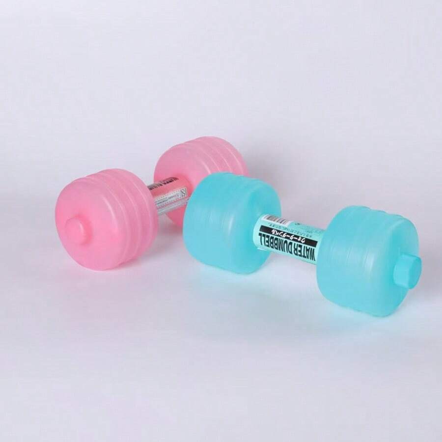 1 pieza Mancuerna ajustable con agua, mancuerna de ejercicio de yoga, mancuerna portátil para entrenamiento al aire libre, mancuerna para entrenamiento de fuerza - Multicolor - Ver 1
