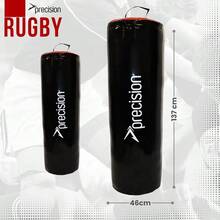 Precision Training Rugby Tackle Bag Heavy Duty 3 Sizes 10 15 And 20 Kg Design I For All Skill Levels Durable - Black - View 2