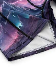 Men's Patterned Boxer Briefs, Fashionable And Suitable For Summer - Blue - View 4