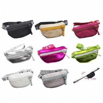 1 件（仅包）OB11 娃娃单肩包，适合 6/8/12 英寸 BJD 娃娃，斜挎腰包，适合 DOD 旅行