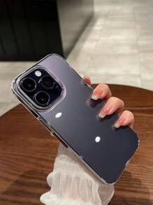 High Quality Apple Transparent Silicone Simple & Cute Full Body Shockproof Glossy Phone Case Compatible With IPhone 15/15 Pro Max/15 Pro/15 Plus/11/12/13/14/16 Pro Max/XS/XR/11 Pro/11 Pro Max/12 Pro/12 Pro Max/13 Pro/13 Pro Max/7 Plus/14 Pro/14 Pro Max/14 Plus/16 Pro/16 Plus/7 Plus/8 Plus/8/SE2 Waterproof Anti-Fall Scratch Resistant