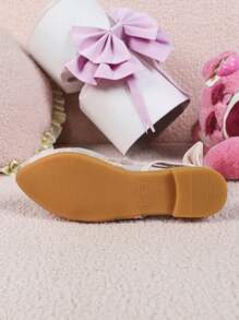 Neue Mode-Sommerschuhe mit spitzer Kappe, Spitzenschuhe für Teenager-Mädchen Studentinnen in Große Größen, flache Lederschuhe für den Außenbereich und Lässig, spitzschuhige Studentenflatschuhe für Uni-Campus, Weiße Hochzeitsschuhe