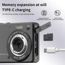 New 4k Digital Camera 2.8inch 700mah 16X Zoom Optical Zoom For Adult And Young People Students Cheap Video Photo Camera
