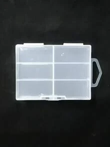 1/2 hộp đựng pin trong suốt, có thể chứa 24 pin AA hoặc 24 pin AAA, trong suốt và - Nhiều màu - Xem 9