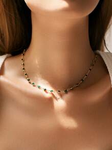 1 stuk Bohemian Vintage Luxe Ketting, Sieraden Geschikt voor Dagelijks Gebruik Voor Vrouwen