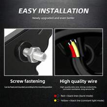2 peças/conjunto Luzes no Formato de Asas, Luzes de Olho de Águia LED para Motocicleta, Luzes de Parafuso, Luzes de Atmosfera, Luzes de Néon de Alta Luminosidade, Luzes de Assistência à Condução 12V, Acessórios de Decoração para Motocicleta