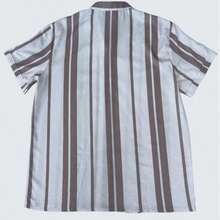 Men's Casual Simple Contrast Stripe Print Comfortable Versatile Shirt - Multicolor - View 7