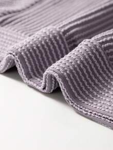 Acelitt Bộ đồ mùa hè gồm áo thun ngắn tay và quần ống rộng màu trơn, thích hợp cho trang phục thường ngày và các hoạt động ngoài trời. - Xám - Xem 8