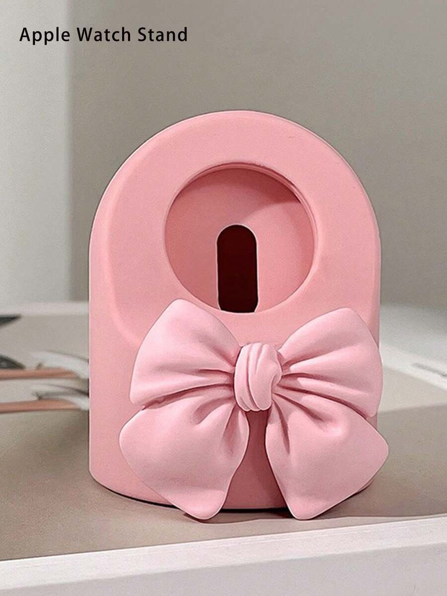 兼容苹果手表底座支架手表可爱无线充电智能手表硅胶桌面支架手环无线充电手表底座支架