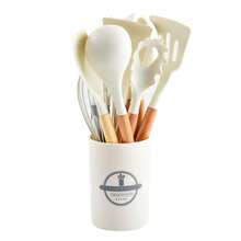 1 Stück Mini Silikon Kochlöffel, 12 Stücke Silikon Küchenutensilien Set