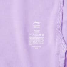 LI-NING Women's Running T-Shirt, Professional Moisture-Wicking Breathable Reflective Safety Design Summer Sports T-Shirt ATSV088 - Breeze Purple - View 9