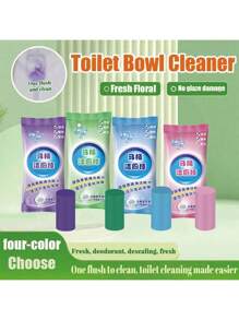 Set combinato da 16 pezzi di bastoncini pulisci-WC automatici per una lunga durata di freschezza e eliminazione degli odori per mantenere il bagno splendente (Gelsomino 4, Pesca 4, Uva 4, Oceano 4)