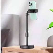 Supporto per telefono da scrivania multifunzionale con rotazione a 360°, supporto per shooting di selfie e live, supporto per telefono cellulare, supporto multifunzionale per telefono cellulare con braccio telescopico regolabile in altezza, supporto per telefono portatile per live, compatibile con , telefoni Android, regalo per compleanni, famiglia, amici, accessori per telefono