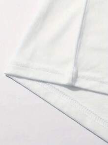 SOLOCOTE Tween Boy Short Sleeve T-Shirts, Solid Color Casual Comfortable T-Shirt, Versatile Summer Spring - White - View 7