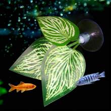 1pc Realistic Suction Cup Artificial Plant Leaves, Suitable For Lizard, Chameleon, Gecko, Frog, Snake, Turtle, Spider And Other Reptile & Amphibious Terrarium Decor - Multicolor - View 5