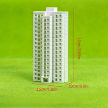 1pc High-Rise Building Model Material DIY Handmade Sandbox Scene House Apartment Office Building Suitable For Doll House Decor, Micro Landscape Decor, Potted Plant Decor - Multicolor - View 14