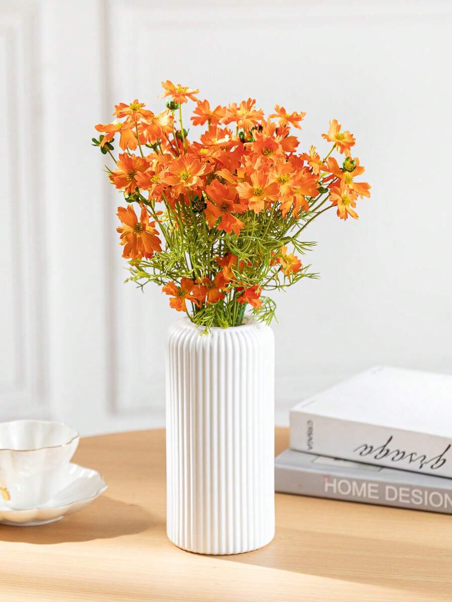 2 Bundles /8 Pcs, Artificial Daisy For Home Decoration, Fake Wildflowers Spring Flowers For Wedding Decoration, Daisy Mums Flowers Outdoor UV Resistant No Fade Greenery Shrubs Plants Indoor Outside Hanging Planter Home Wedding DIY Sunflowers Artificial Flowers