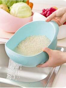 1 件迷你家用厨房洗米滤网，小型洗米滤网，厨房储藏，食物储藏，房间装饰，适用于厨房、餐厅、派对、露营、聚会，送给朋友、家人的礼物