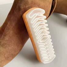 Plastic Suede Shoe Brush Decontamination Cleaning Brush Dust Clean Shoe Brush Suede Suede Shoe Brush Soft Hair Shoe Brush Blister Net Color Random