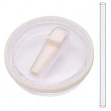 40 Oz Tumbler Flip Straw Lid Replacement Fit Spill Proof Resistant Tumbler Lids Straw Cap - 1PC ivory - View 2