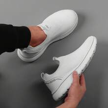 Men's Sneakers, Comfortable, Soft-Soled, Lightweight, Fashionable And Breathable Men's Shoes - White - View 1
