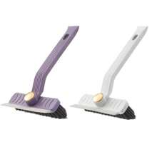 Multifunctional Rotating Hard Bristle Tile & Crevice Cleaning Brush, 2-In-1 Bathroom Tile, Window, Wall, Floor Scrub Brush