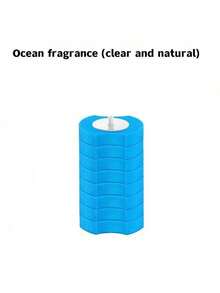 1pc Wall-Mount (No Drill Installation) Disposable Toilet Brush With 8pcs Brush Heads. Or You Can Choose 24pcs Disposable Sponge Brush Heads In Various Scents, Disposable Sponge Brush Heads With Cleaning Fluid, Festival Cleaning Tools. Auto Open & Close Toilet Brush Holder. Toilet Brush Holder Set, Bathroom Accessories . Bathroom Decor Fall Decor