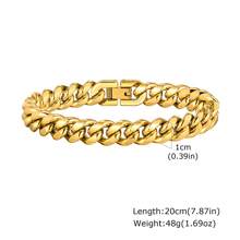 1 Stück minimalistisches Edelstahl Panzerkette Armband, Silber/Gold/Schwarz, modisches Geschenk für den besten Freund des Mannes