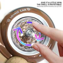 Caracol giratorio motorizado con luz - Juguete electrónico interactivo para niños - Con luces LED y música - Proyección de iluminación y sonido - Reptación para bebés - Apto para niños y niñas