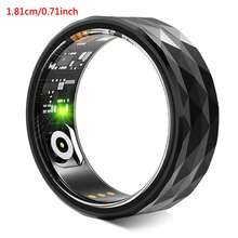 Anillo inteligente rastreador de salud, Anillo inteligente para hombres, Anillos de salud para mujeres y hombres, Baterías de larga duración Anillo de sueño - Negro - Ver 8