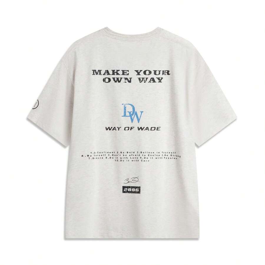 LI-NING Tricou Wade Performance AT DRY FREEZE Cooling Tech UPF Protecție solară Țesătură ultra-moale Wade Signature Tricou de baschet pentru bărbați AHSV013